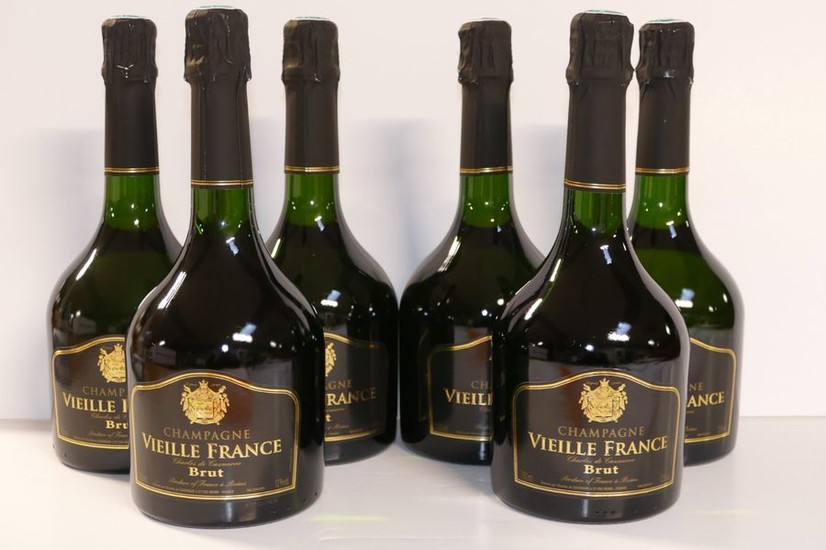 6 Btles Champagne Charles de Cazanove Cuvée Vieille...