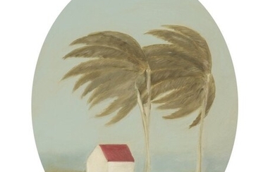77095: Maureen Gallace (b. 1960) Palm Trees, 1993 Oil o