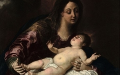 Cornelis Schut (Anversa 1597-1655), Madonna con Bambino