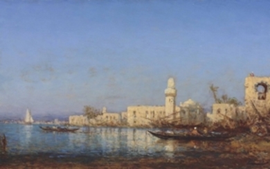 Félix Ziem (French, 1821–1911), Tripoli d'Afrique