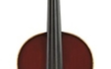 French Violin - Albert Caressa, Paris, 1924, bearing the maker’s original label, numbered 106, length of one-piece back 356 mm.