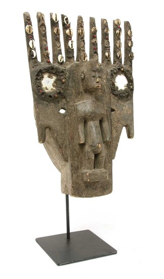 A Bamana Koro mask tribal figural mask