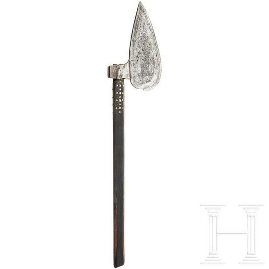 A French doloire (wagoners axe), 17th/18th century