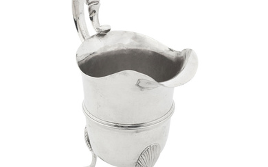 A George III Irish silver cream jug maker's mark TJ,...
