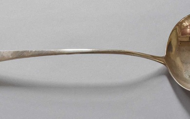 A George III Silver Soup-Ladle, by Christopher and Thomas Wilkes...