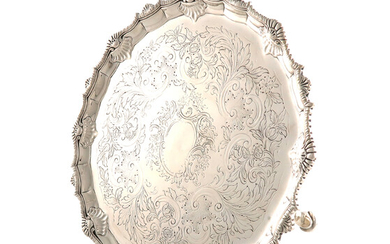 A George III silver salver