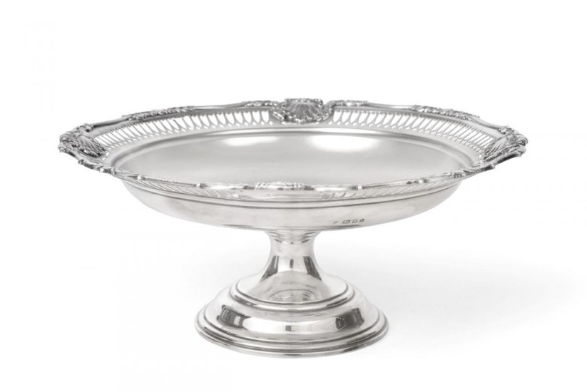 A George V Silver Dessert Stand, by The Goldsmiths and...
