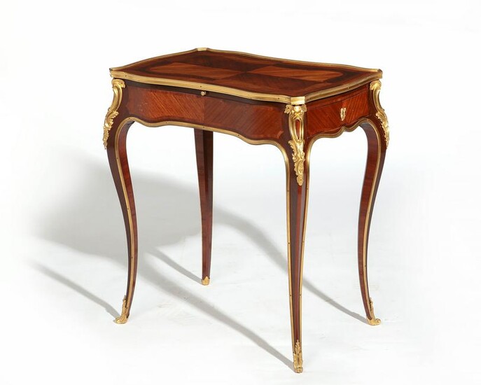 A Louis XV style writing table, L. Cueunieres