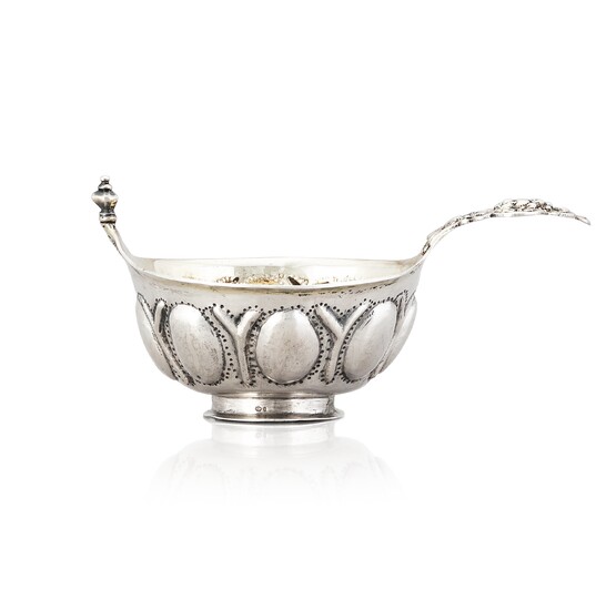 A Swedish late 17th / early 18th century silver brandy-bowl, possibly Ferdinand Sehl the elder (1688-1731), Stockholm.