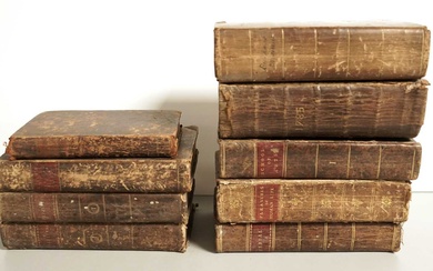 A collection of 19th Century books, primarily relating to medicine and art