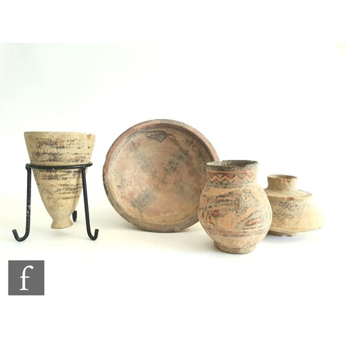 A collection of Indus Valley pottery items, (Circa 3rd mille...