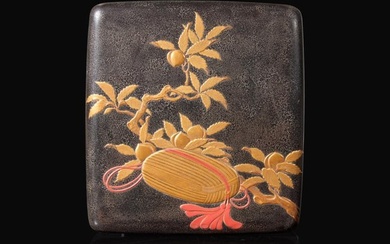 A finely-decorated Japanese lacquer suzuribako in the manner of Shibata Zeshin, Late Edo to Meiji