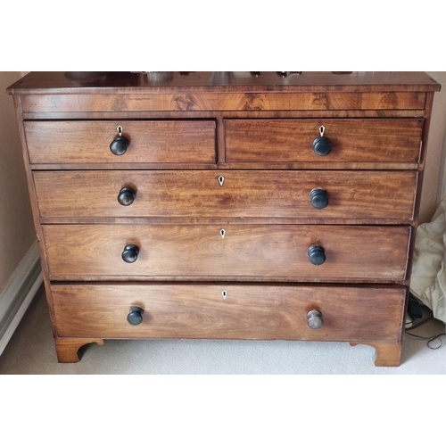 A good early 19th Century Mahogany Chest of Drawers with thr...