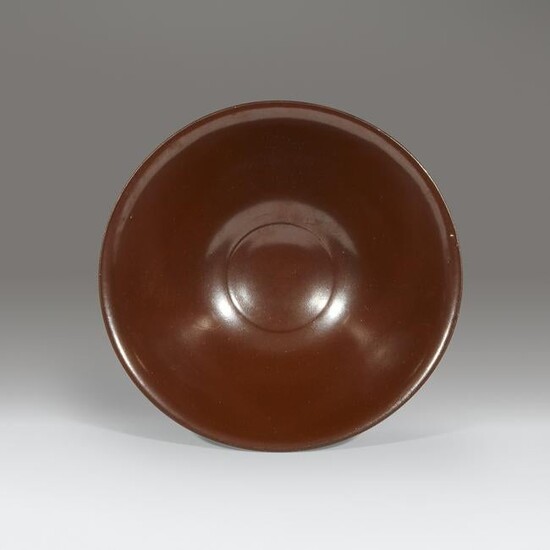 A small Chinese persimmon-glazed Yaozhou stoneware