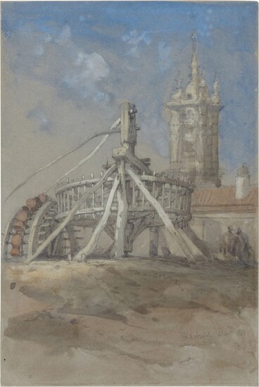 A water well, Madrid, David Roberts, R.A.