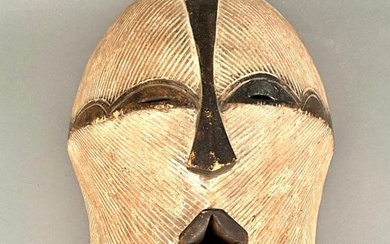 African Carved Wood Songye Mask