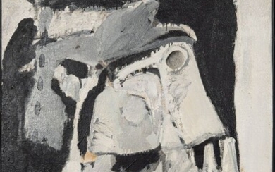 Albert BITRAN (1929-2018) Huile sur toile signée en bas à droite et datée "68", 116...