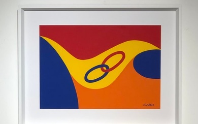 Alexander Calder "Friendship" Abstract Lithograph on Paper