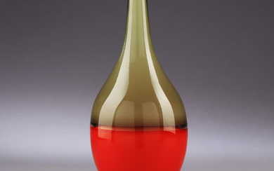 Alfredo Barbini. Vase fra 70'erne af muranoglas
