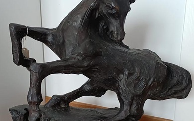 Aligi Sassu, Una scultura non un cavallo, 1994