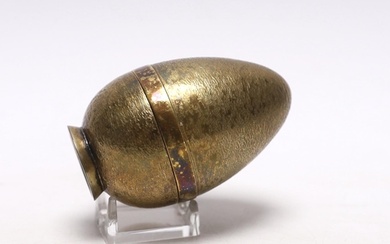An Elizabeth II silver gilt surprise egg, in the manner of S...