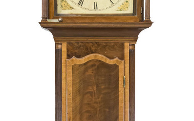 An English longcase clock, circa 1
