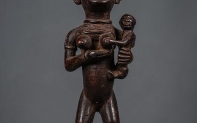 Ancestor statue (1) - Wood - kongo/bakongo- Bakongo - Democratic Republic of Congo