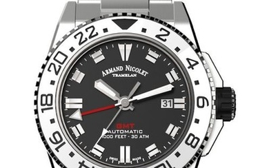Armand Nicolet - JS9 GMT Datum Automatik - A486CGN-NR-MA4480AA - official dealer - Men - 2011-present