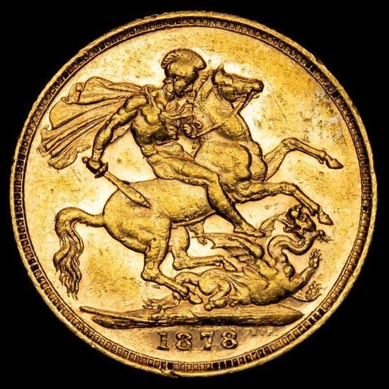 Australia - Sovereign 1878-M (Melbourne) - Queen Victoria (1837-1901) - Gold