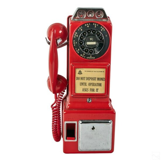Bell System Automatic Electric 1960s Slot Payphone