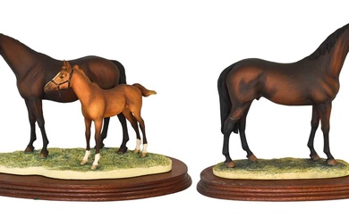 Border Fine Arts 'Thoroughbred Stallion' (Standing, Style One), model No....