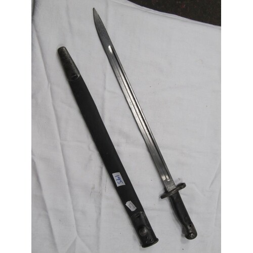 British Pattern 1907 Type Bayonet Sanderson Post WWI with Or...