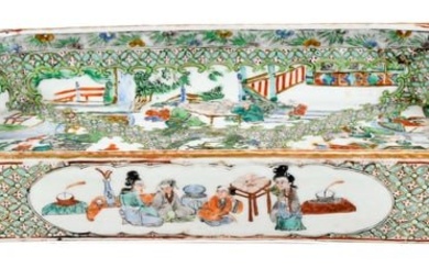 Chinese Famille Verte Porcelain Tray