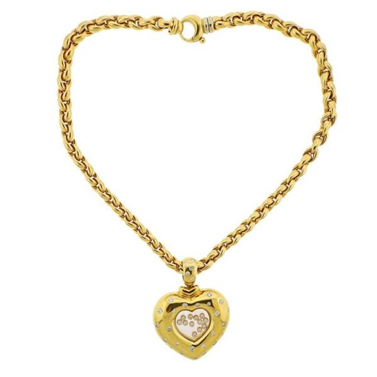 Chopard Happy Diamonds 18k Gold Heart Pendant on