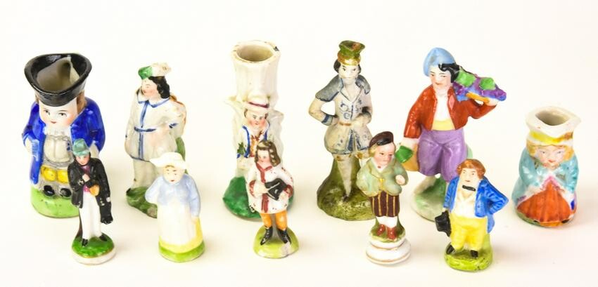 Collection Of Antique Frozen Charlotte Dolls