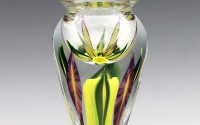 D. Lotton Art Glass Vase