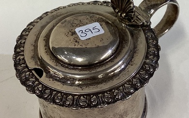 EDINBURGH: A William IV silver mustard pot.