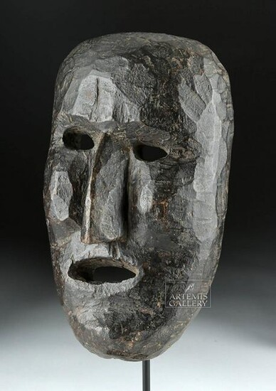Early 20th C. Nepalese Wooden Festival Mask