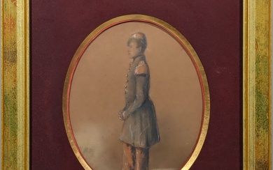 École FRANCAISE du XIXe siècle "Portrait... - Lot 195 - Actéon - Compiègne Enchères