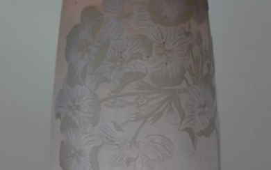 Emile Gallé - Star signature - Large ovoid vase - Multilayer glass - circa 1904/1906