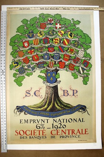 Emprunt National Societe Centrale (1920) Art by L.