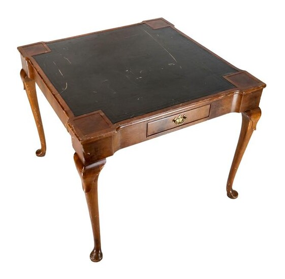 English Queen Anne-Style Games Table