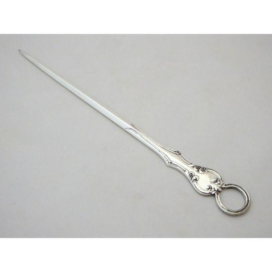 English Sterling Silver Meat Skewer - by George William