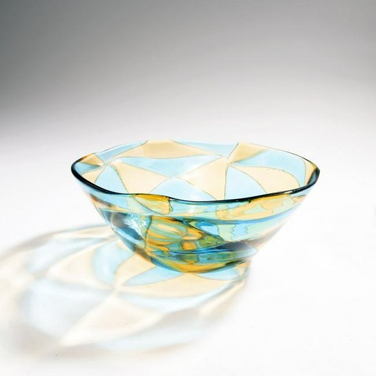 Ercole Barovier, 'Intarsio' bowl, 1961-63