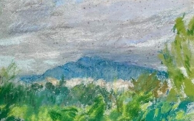 Ernest Quost (1842-1931) - La montagne Sainte-Victoire