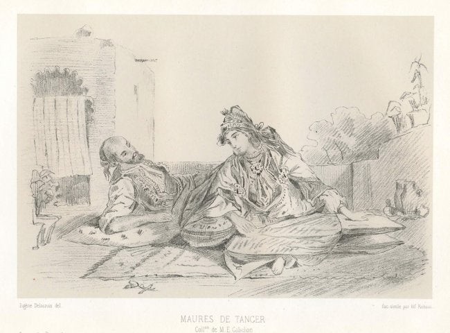 Eugene Delacroix Maures de Tancer