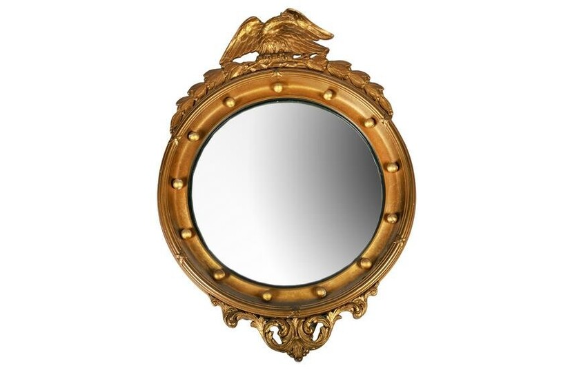 FEDERAL CARVED GILTWOOD MIRROR