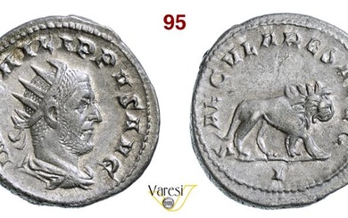 FILIPPO I L'ARABO (244-249) Antoniniano D/ Busto radiato, drappeggiato e...