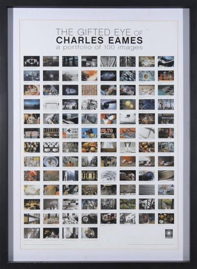 FRAMED POSTER 'THE GIFTED EYE OF CHARLES & RAY EAMES'