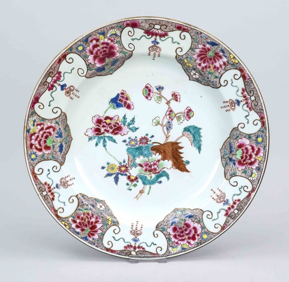 Famille Rose Charger, China 18th cen